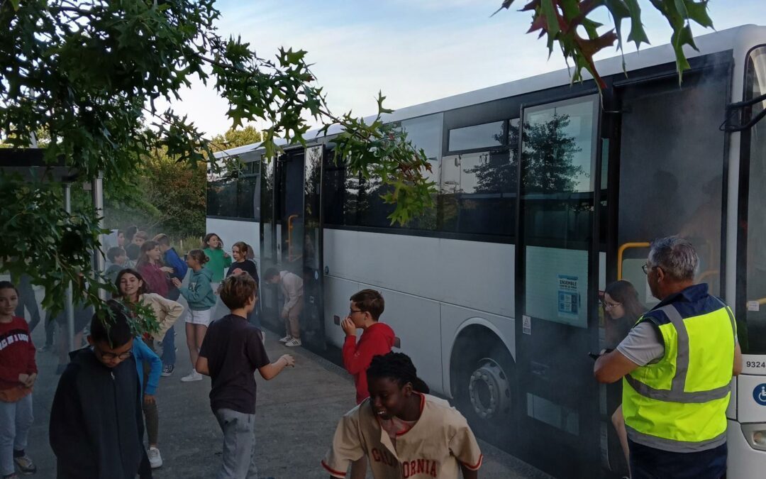 Séance de sensibilisation à la sécurité dans les transports