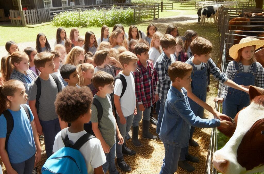 Sortie à la ferme de la Morissais